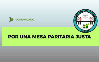 Por una Mesa Paritaria Justa