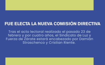 Fue electa la nueva Comisión Directiva