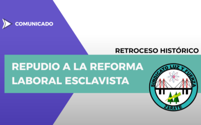     REPUDIO A LA REFORMA LABORAL ESCLAVISTA